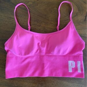 PINK Victoria's Secret Bright Pink Sports Bra